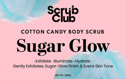 Scrub Club Sugar Glow Cotton Candy Body Scrub 200G