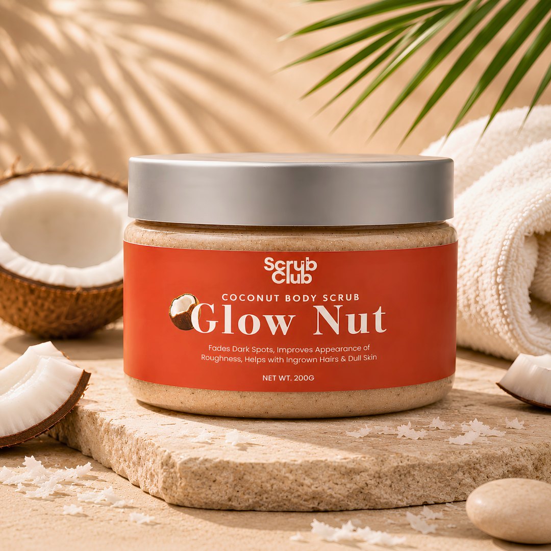 Scrub Club Glow Nut Coconut Body Scrub 200G