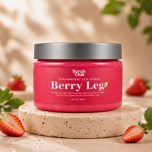 Scrub Club Strawberry Leg Scrub 200G
